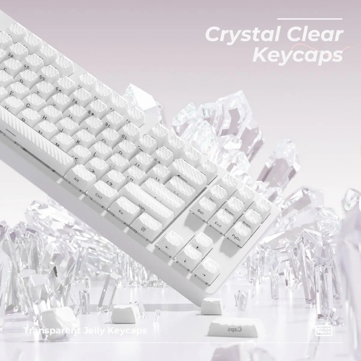 Crystal OEM height PC + PBT double-layer design non-slip and wear-resistant without oil XVX new model
Crystal OEM height PC + PBT double-layer design non-slip and wear-resistant without oil XVX new model