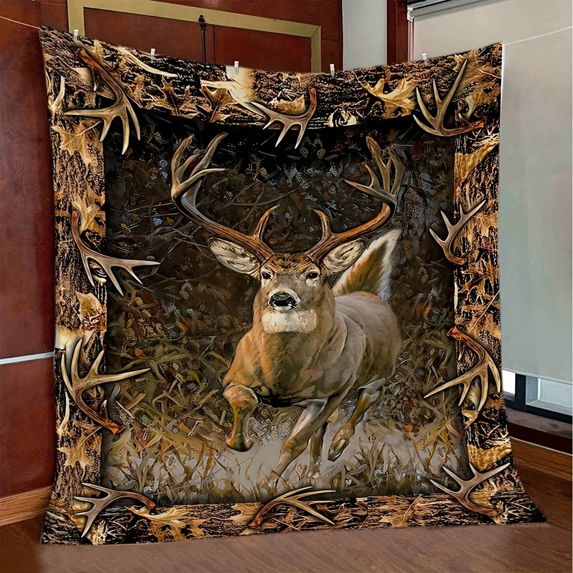 Soft Warm Cozy Vintage Elk Flannel Throw Blanket - All-Season Gift Idea for Couch Bed Office and Travel
Soft Warm Cozy Vintage Elk Flannel Throw Blanket - All-Season Gift Idea for Couch Bed Office and Travel