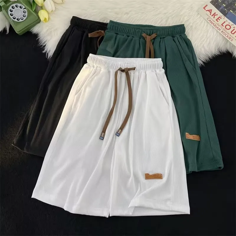 Men's Ice Silk orts Breathable Qui Dry Spor Casual Loose Five-Quarter Length Summer Faion Urban Sle Polyester Fiber
Men's Ice Silk orts Breathable Qui Dry Spor Casual Loose Five-Quarter Length Summer Faion Urban Sle Polyester Fiber