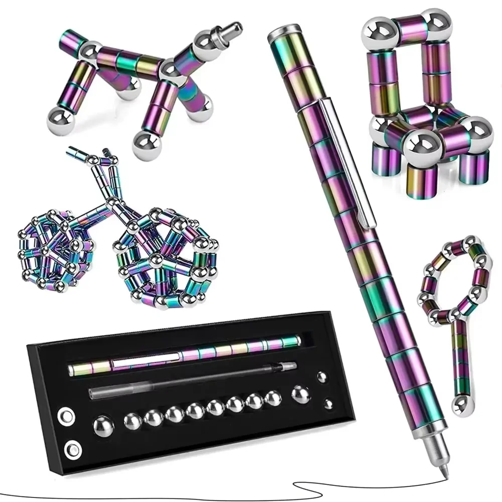 New Decompression magnetic Pen fidgeting Magnetic pen Multifunctional novel Pen for Relieving Fidgety Pressure a Gift for Friend
New Decompression magnetic Pen fidgeting Magnetic pen Multifunctional novel Pen for Relieving Fidgety Pressure a Gift for Friend