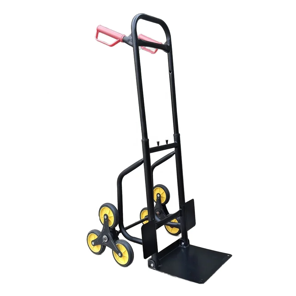 Portable Steel 6-Wheel Foldable Industrial Hand Cart Warehouse Luggage Trolley Stair Climbing Hand Truck Shopping Storage
Portable Steel 6-Wheel Foldable Industrial Hand Cart Warehouse Luggage Trolley Stair Climbing Hand Truck Shopping Storage