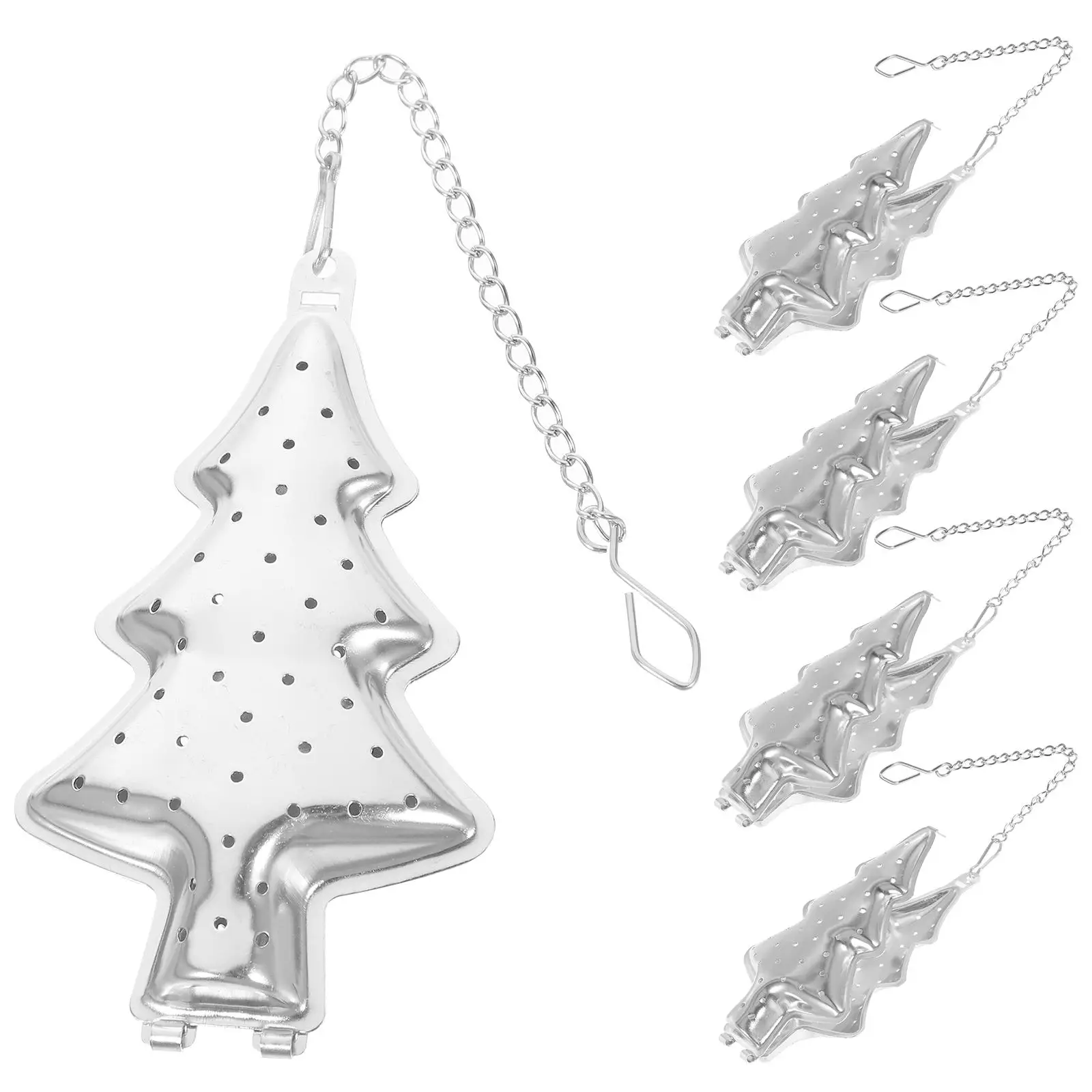 6 Pcs Stainless Steel Tea Infusers Creative Tree Strainer Balls for Loose Leaf Tea Kitchen Brewer Christmas Gifts
6 Pcs Stainless Steel Tea Infusers Creative Tree Strainer Balls for Loose Leaf Tea Kitchen Brewer Christmas Gifts