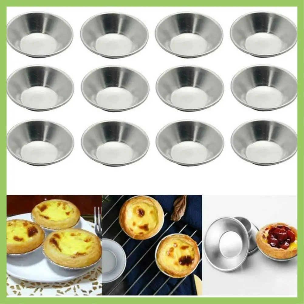 Egg Tart Mold Heat Resistant Non Stick Mini Pie Cupcake Cake Pan Cookie Pudding Chocolate Molds Baking Tool (100Pcs)
Egg Tart Mold Heat Resistant Non Stick Mini Pie Cupcake Cake Pan Cookie Pudding Chocolate Molds Baking Tool (100Pcs)