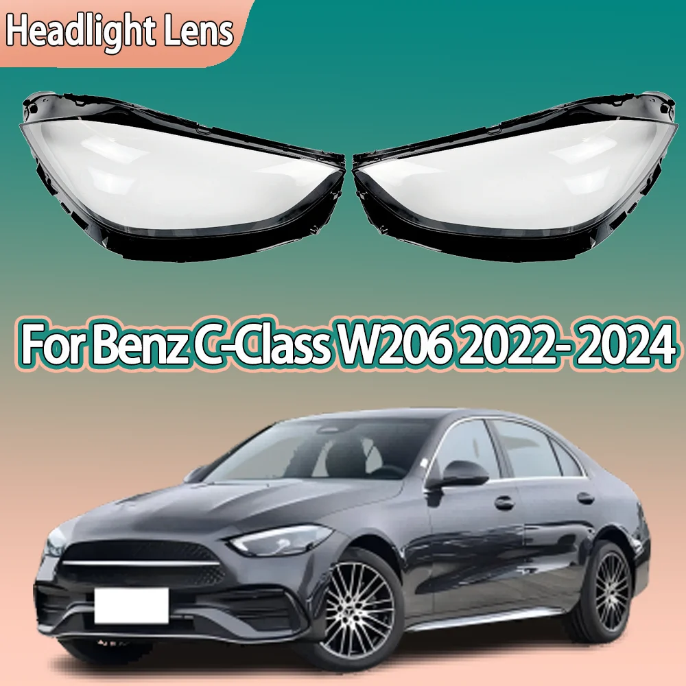 For Mercedes-Benz C-Class W206 2022 2023 2024 Front Headlamp Cover Headlight Lens Shell Plexiglass Replace Original Lampshade
For Mercedes-Benz C-Class W206 2022 2023 2024 Front Headlamp Cover Headlight Lens Shell Plexiglass Replace Original Lampshade