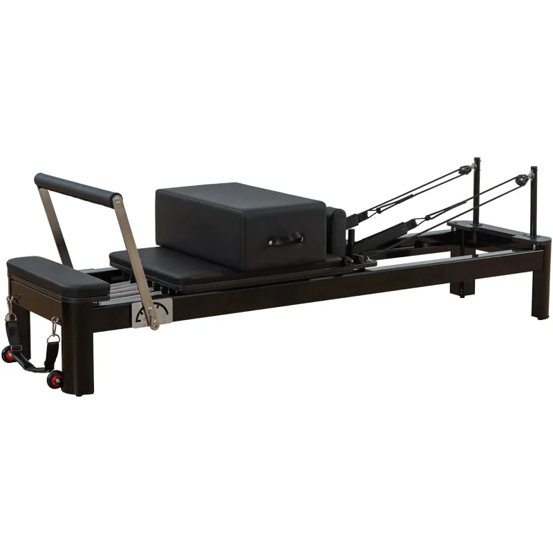 Household yoga equipment black pilates bed five-piece set aluminum alloy small black bed
Household yoga equipment black pilates bed five-piece set aluminum alloy small black bed