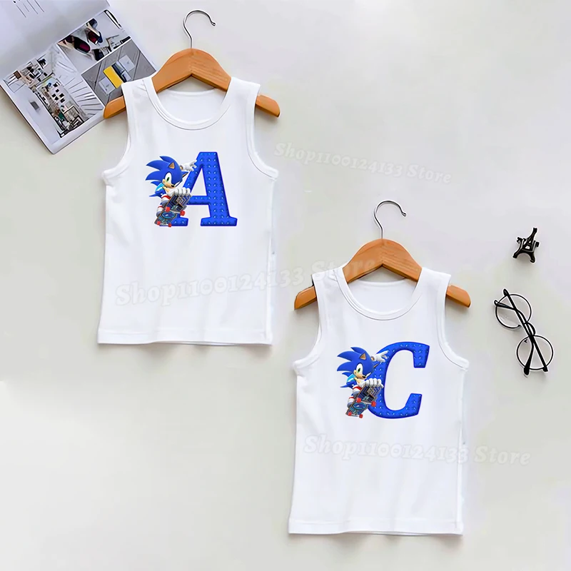Soniced Vest Kids Tank Cute Birthday Number 1-10 Years Old Anime Print Cotton Boy Baby Summer Tee Tops Streetwear Clothes Party
Soniced Vest Kids Tank Cute Birthday Number 1-10 Years Old Anime Print Cotton Boy Baby Summer Tee Tops Streetwear Clothes Party