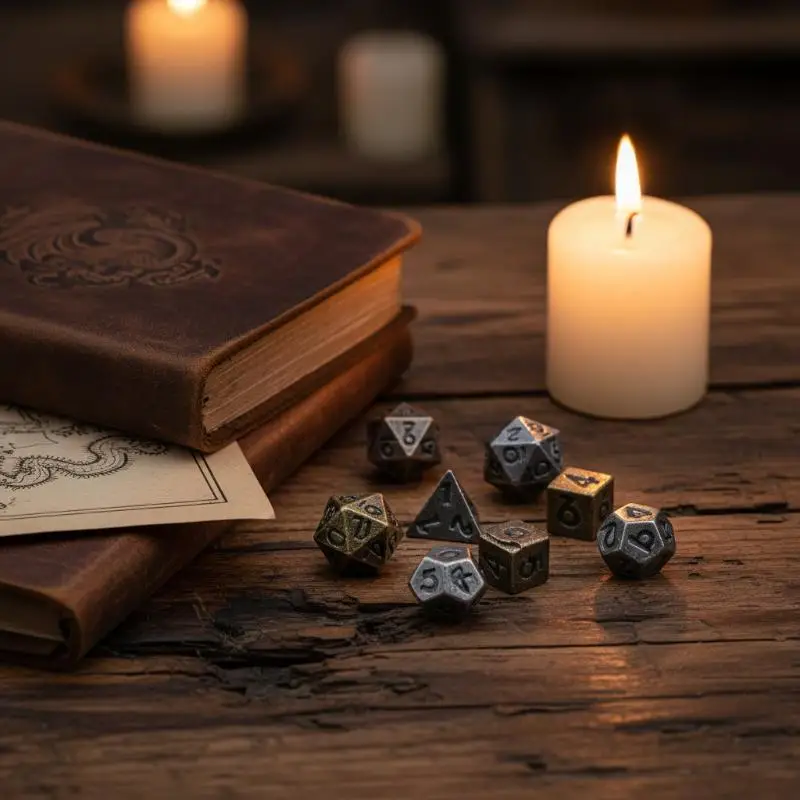 Mini Archaized 7Pcs Metal Dice Set for Enhanced Tabletop and Roleplaying Game Experience
Mini Archaized 7Pcs Metal Dice Set for Enhanced Tabletop and Roleplaying Game Experience