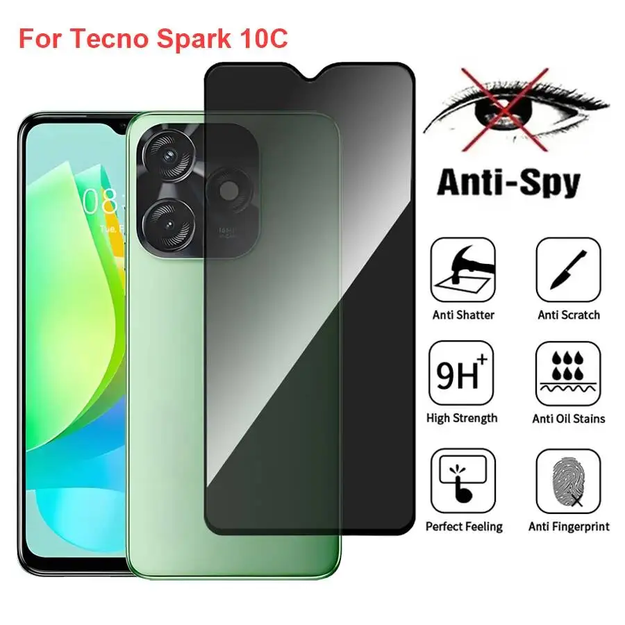 Spark 10C Anti Spy Privacy Tempered Glass Protector Compatible For Tecno Spark10c Full Cover Screen Phone Film
Spark 10C Anti Spy Privacy Tempered Glass Protector Compatible For Tecno Spark10c Full Cover Screen Phone Film