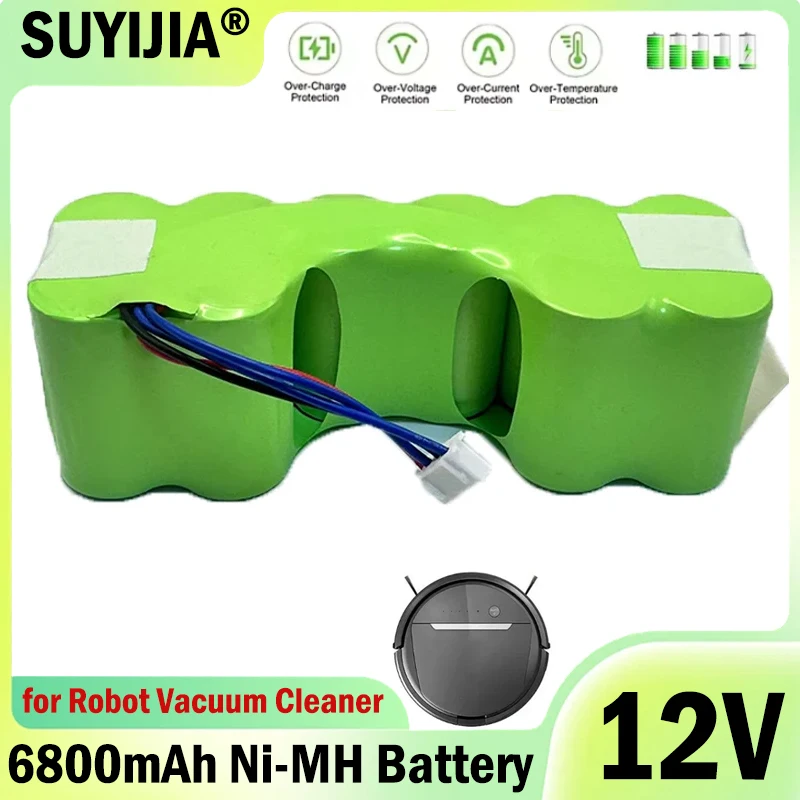 12V 6800mAh SC NiMH Battery Pack for Ecovacs Robotic Vacuum Cleaner DE33 DD35 DE55 DE5G DM88DG710 DG716 Battery Replacement
12V 6800mAh SC NiMH Battery Pack for Ecovacs Robotic Vacuum Cleaner DE33 DD35 DE55 DE5G DM88DG710 DG716 Battery Replacement