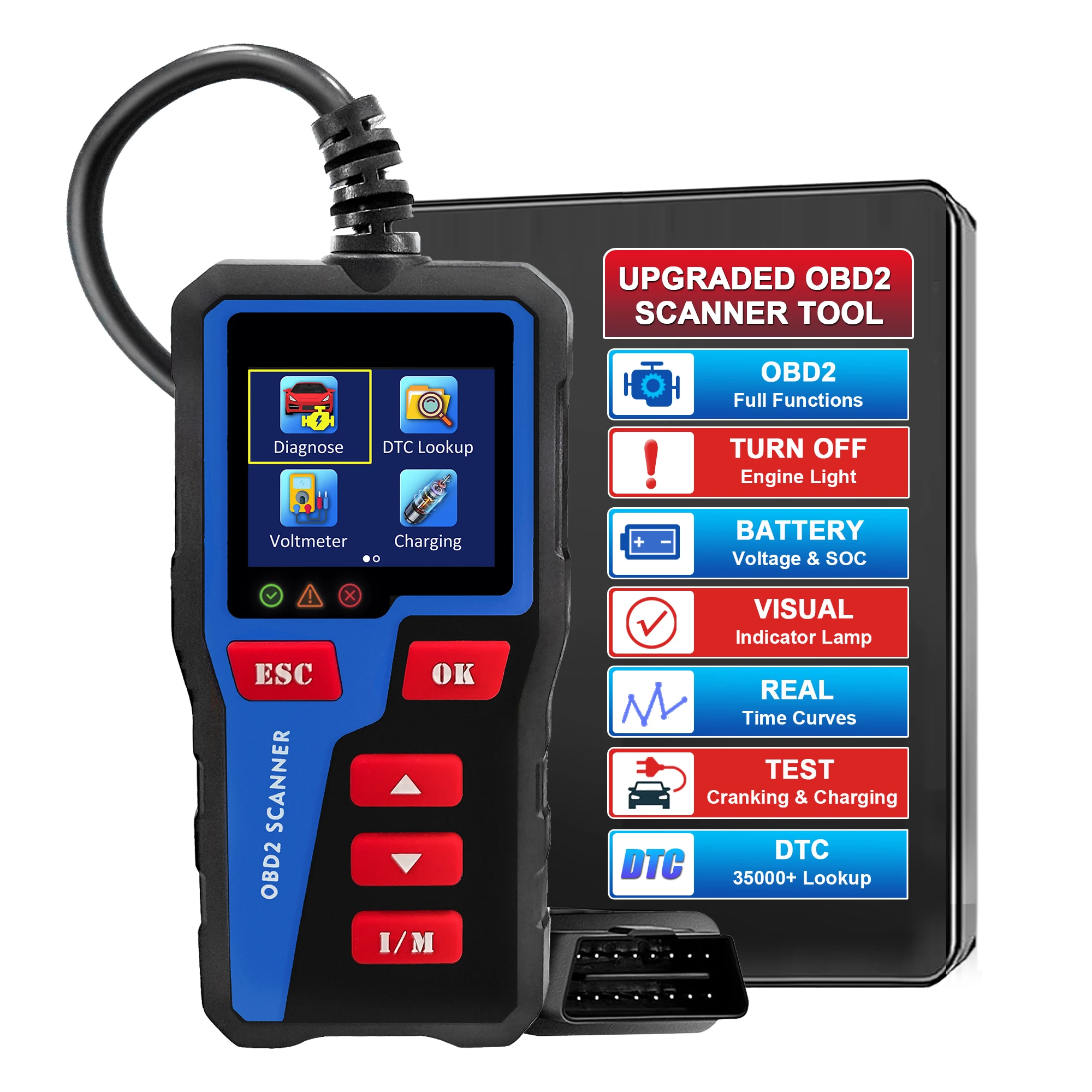 New Scanner AT300 Professional OBD2 Diagnostic Tools Essential Scanning Device For Car Diagnostics And Repairs
New Scanner AT300 Professional OBD2 Diagnostic Tools Essential Scanning Device For Car Diagnostics And Repairs