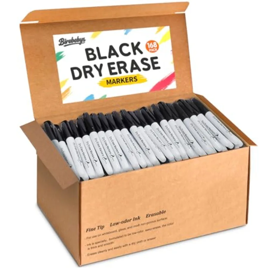 168 Count Dry Erase Markers Bulk, Fine Tip Whiteboard Markers, Dry Erase Pens for Kid Teachers, Back to School Supplies
168 Count Dry Erase Markers Bulk, Fine Tip Whiteboard Markers, Dry Erase Pens for Kid Teachers, Back to School Supplies