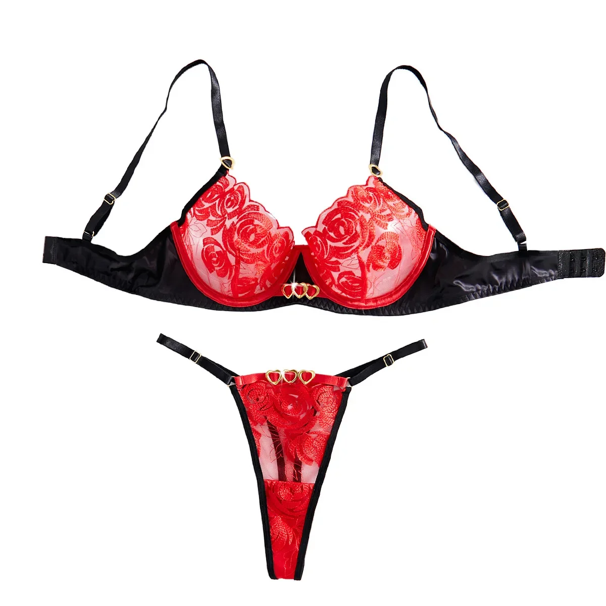 NEW Sexy Lingerie Woman Mesh Transparent Underwear Fairy Embroidery Bra Set Delicate Fancy Underwear Beautiful Intimate Kits
NEW Sexy Lingerie Woman Mesh Transparent Underwear Fairy Embroidery Bra Set Delicate Fancy Underwear Beautiful Intimate Kits