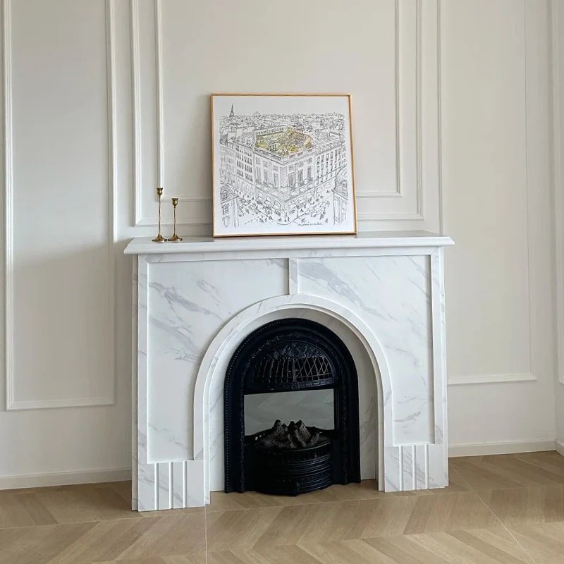 Living Room Customized Marble Mantel Modern Style Marble Fireplace Surround Marble Fireplace Made by Block Slabs
Living Room Customized Marble Mantel Modern Style Marble Fireplace Surround Marble Fireplace Made by Block Slabs