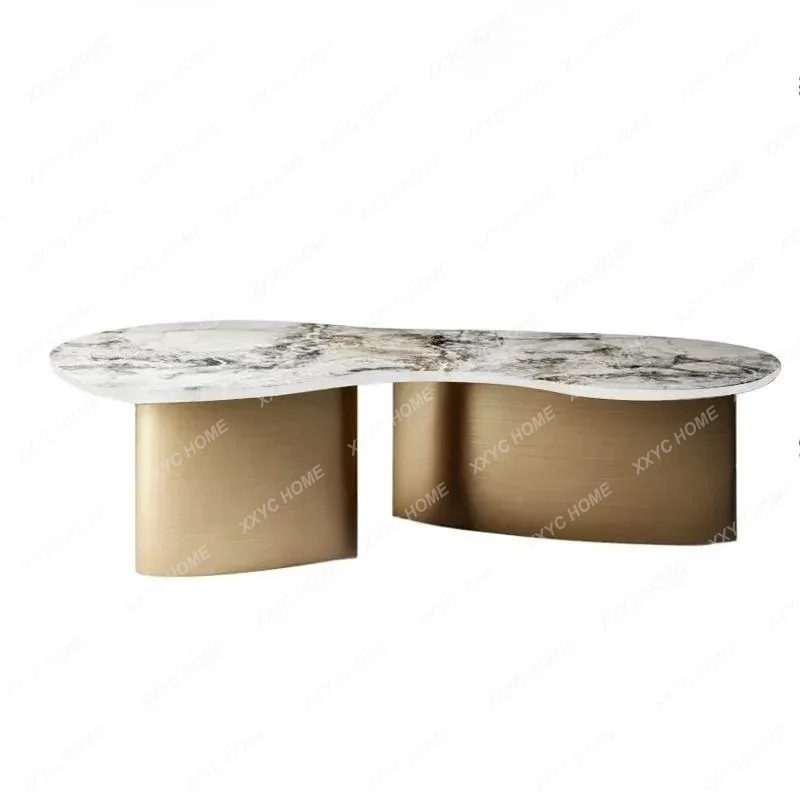 Light Luxury Marble Special-shaped Coffee Table High-end Modern Stainless Steel Coffee Table
Light Luxury Marble Special-shaped Coffee Table High-end Modern Stainless Steel Coffee Table