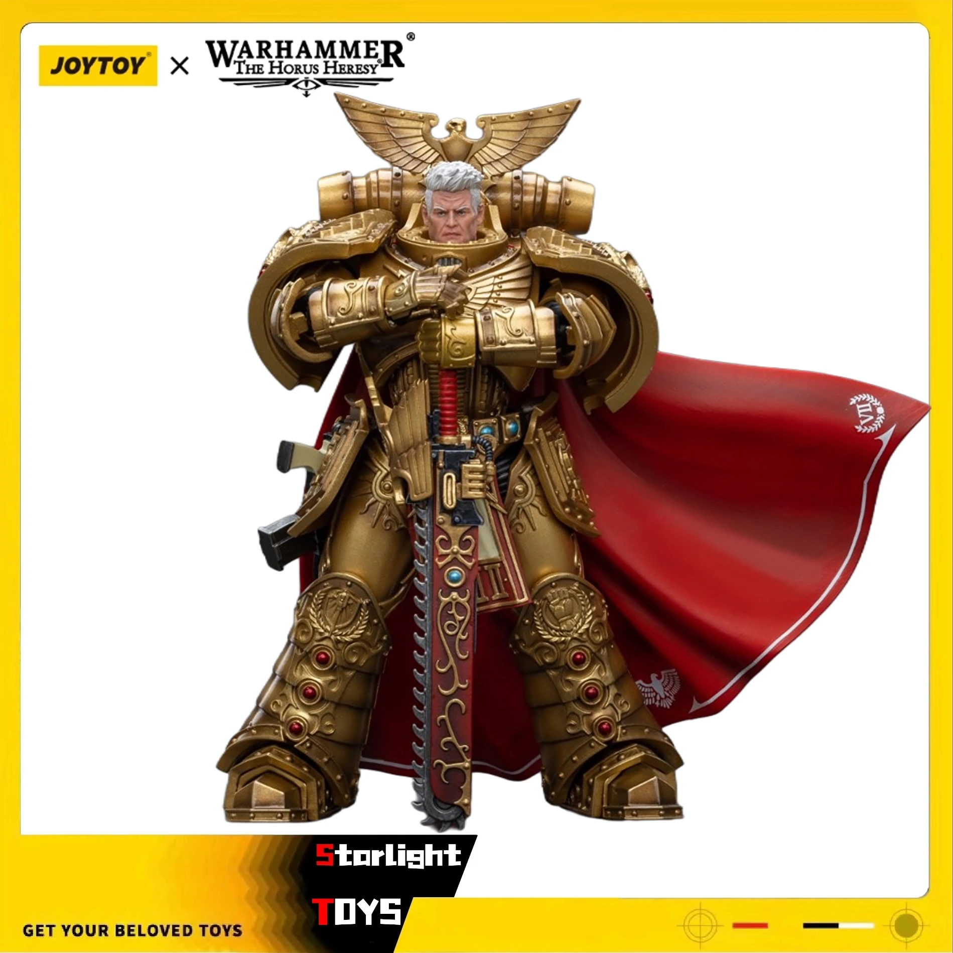 JOYTOY Warhammer 40K Imperial Fists Rogal Dorn Primarch of The Vll Legion Model Toy 1/18 Action Figure
JOYTOY Warhammer 40K Imperial Fists Rogal Dorn Primarch of The Vll Legion Model Toy 1/18 Action Figure