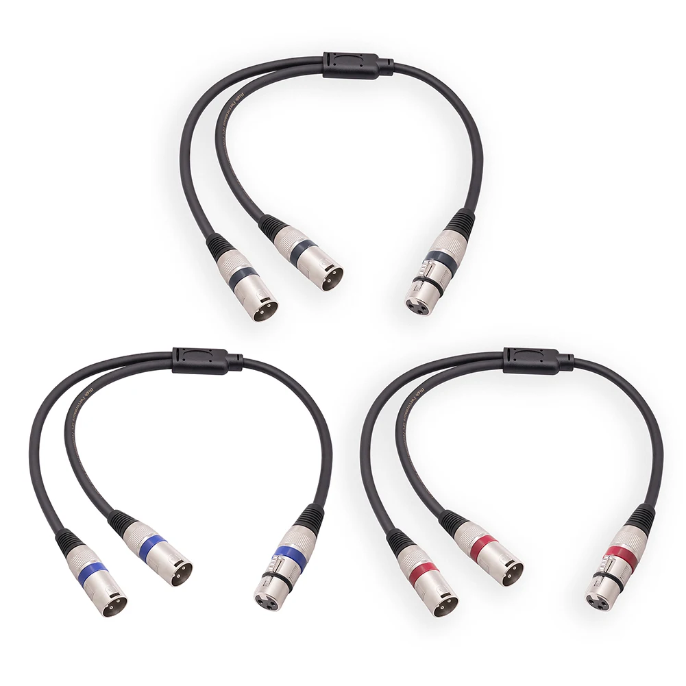 3 Pin XLR Female To Dual XLR Male Cable Noise Reduction XLR Female To Dual XLR Male Cable for Amplifier Mic Speaker Accessories
3 Pin XLR Female To Dual XLR Male Cable Noise Reduction XLR Female To Dual XLR Male Cable for Amplifier Mic Speaker Accessories