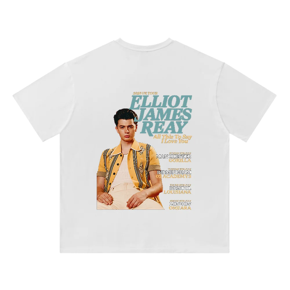 Elliot James Reay Logo Cotton T-Shirt Round Neck Short Sleeved Man/Woman Streetwear Unique Tops
Elliot James Reay Logo Cotton T-Shirt Round Neck Short Sleeved Man/Woman Streetwear Unique Tops