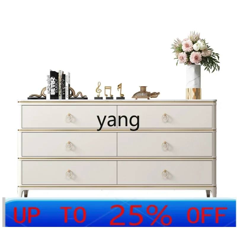 LMM Light Luxury Chest of Drawers Bedroom Drawer-Style Storage Modern Minimalist Living Room Solid Wood Marble
LMM Light Luxury Chest of Drawers Bedroom Drawer-Style Storage Modern Minimalist Living Room Solid Wood Marble