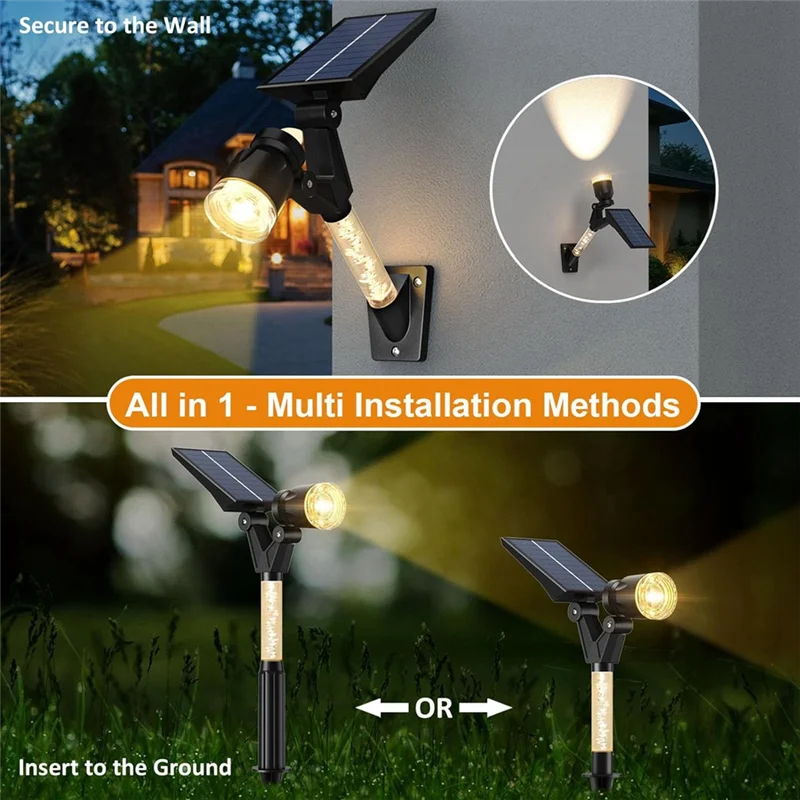Solar Spot Lights Outdoor Waterproof,Solar Spot Lights Landscape Lighting For Outside,Solar Spotlights Wall Lights,2Pack-ABGL
Solar Spot Lights Outdoor Waterproof,Solar Spot Lights Landscape Lighting For Outside,Solar Spotlights Wall Lights,2Pack-ABGL