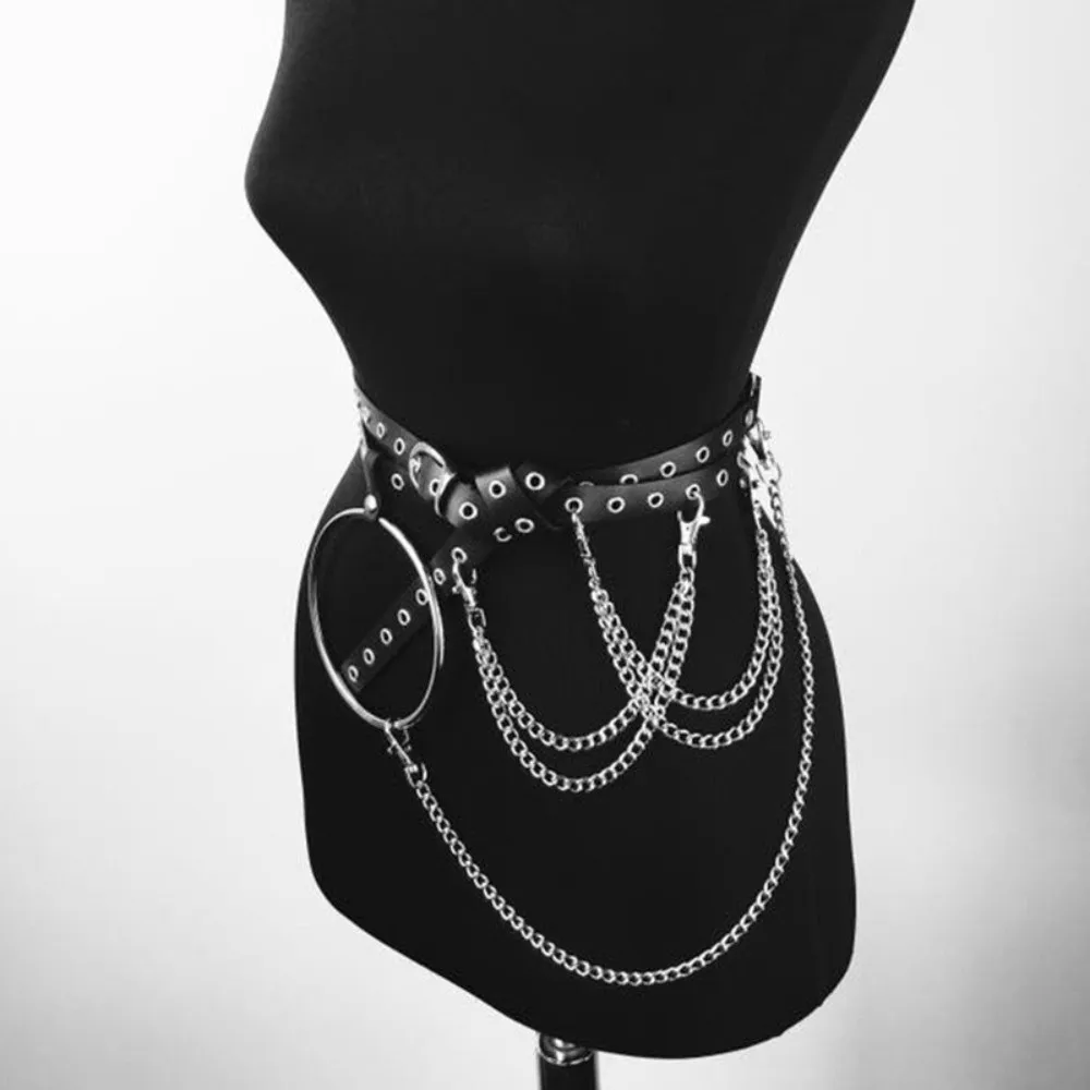 Harajuku Multi-layer Women Waist Belt Extended Punk PU Leather Belt JK Hip Hop Dress Waist Chain Dress Accessories
Harajuku Multi-layer Women Waist Belt Extended Punk PU Leather Belt JK Hip Hop Dress Waist Chain Dress Accessories