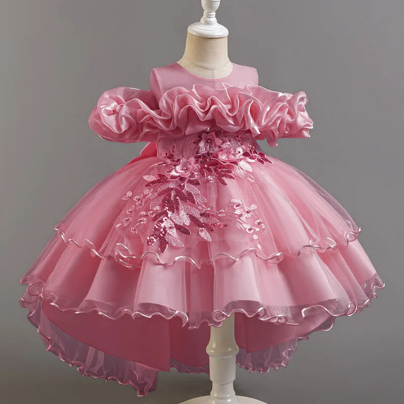 Children's evening dress, one-shoulder puffy tulle princess dress, little girl wedding dress, banquet piano performance dress
Children's evening dress, one-shoulder puffy tulle princess dress, little girl wedding dress, banquet piano performance dress