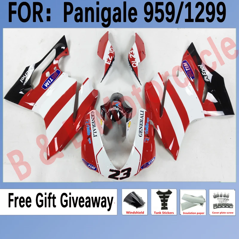 For DUCATI 959 1299 1299s 2015 2016 2017 2018 Motorcycle Fairing Motorcycle Accessories Shell 15 16 17 18 set Red White
For DUCATI 959 1299 1299s 2015 2016 2017 2018 Motorcycle Fairing Motorcycle Accessories Shell 15 16 17 18 set Red White