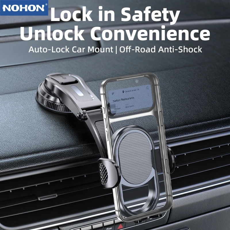 Nohon Sucker Car Phone Holder Mount Stand GPS Telefon Mobile Cell Support for iPhone 17 16 Pro Xiaomi Huawei Samsung Oneplus
Nohon Sucker Car Phone Holder Mount Stand GPS Telefon Mobile Cell Support for iPhone 17 16 Pro Xiaomi Huawei Samsung Oneplus