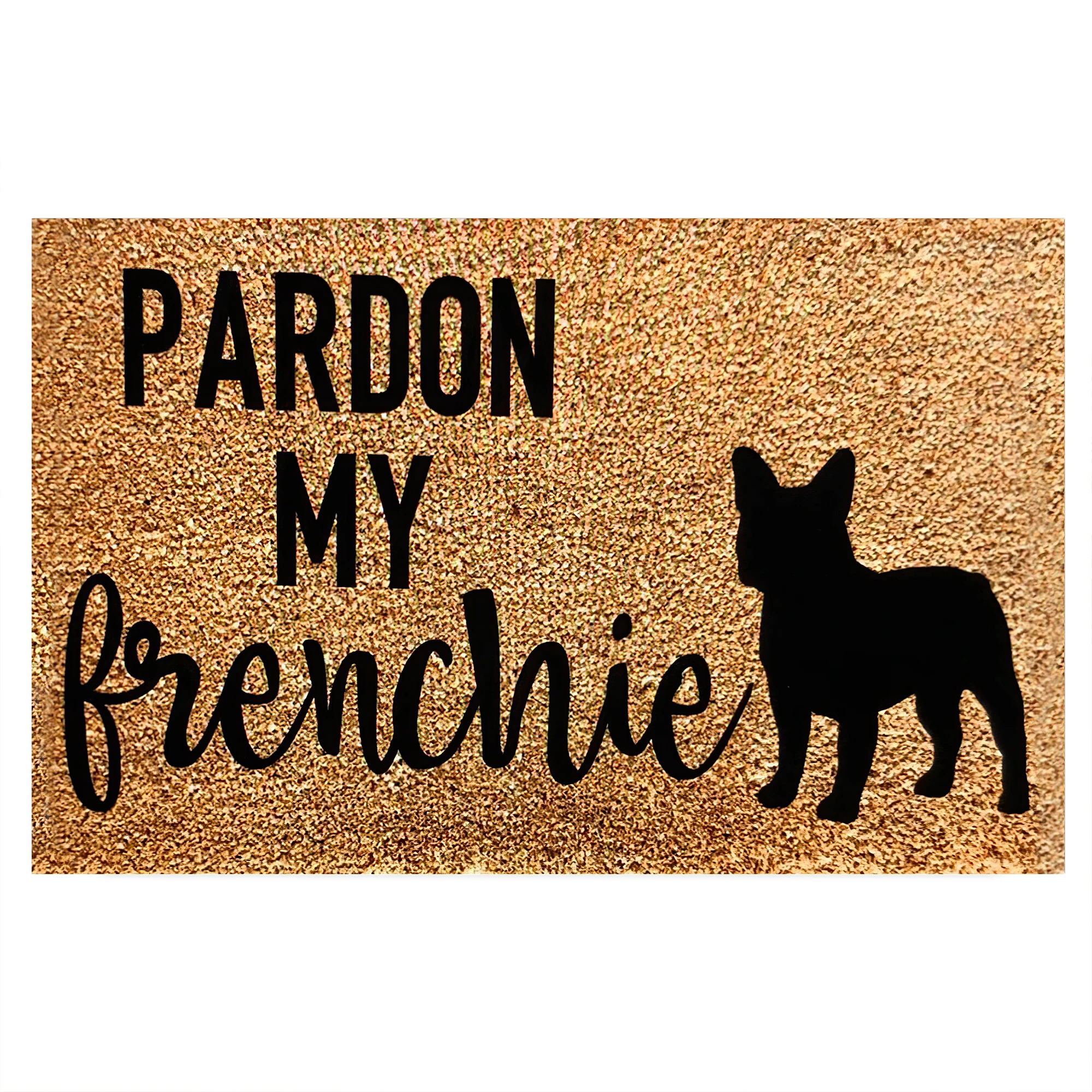 Pardon My Frenchie Doormat Rubber Kitchen Mat Garden Garage Door Floor Mat Non-Slip Carpet Entrance Rug
Pardon My Frenchie Doormat Rubber Kitchen Mat Garden Garage Door Floor Mat Non-Slip Carpet Entrance Rug