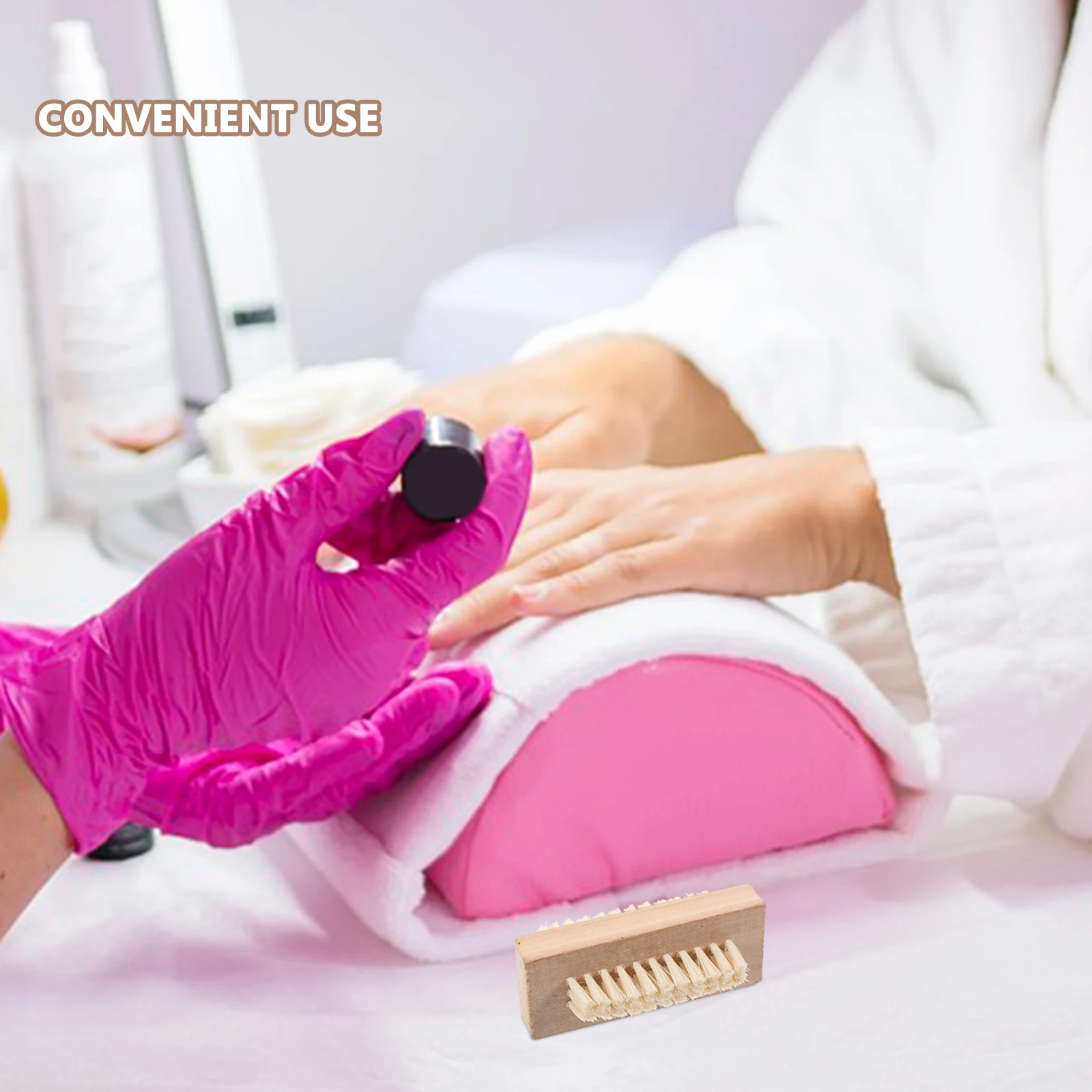 Natural Bristle Nail Brush 10Cm Wooden Handle Double Sided For Spa Massage Oil Hands Feet Washing Wood Nail Tool Manicure
Natural Bristle Nail Brush 10Cm Wooden Handle Double Sided For Spa Massage Oil Hands Feet Washing Wood Nail Tool Manicure