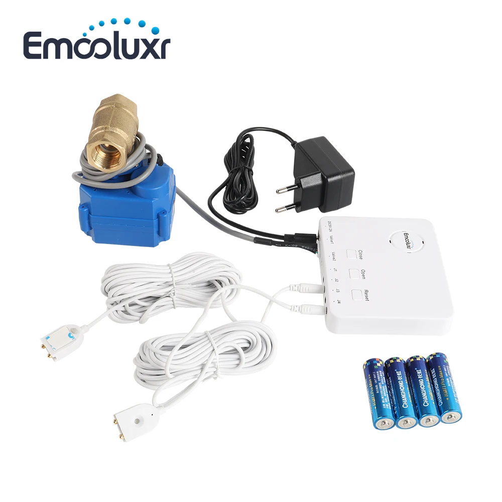 Automatic Water Leak Shut Off Valve Alarm System with 85dB Warning Sound,2 Sensors and Sounds Alarm,Flood Prevention for Laundry
Automatic Water Leak Shut Off Valve Alarm System with 85dB Warning Sound,2 Sensors and Sounds Alarm,Flood Prevention for Laundry