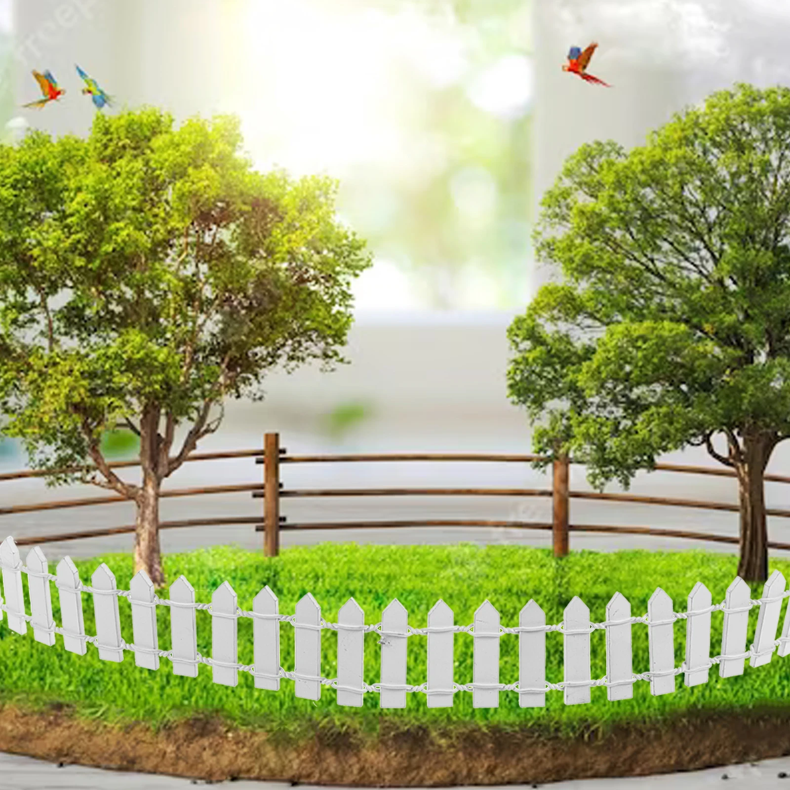 Mini Wooden Long 3CM High White Small Garden Fence for Miniature Fence Decor Succulents Garden Decoration Miniature Model
Mini Wooden Long 3CM High White Small Garden Fence for Miniature Fence Decor Succulents Garden Decoration Miniature Model
