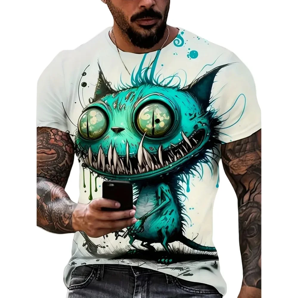 Cartoon 3D Print Funny Animal Graphic T-Shirts Summer O-Neck Short Sleeve Tops Casual Loose Men T-Shirt Harajuku Men's Clothing
Cartoon 3D Print Funny Animal Graphic T-Shirts Summer O-Neck Short Sleeve Tops Casual Loose Men T-Shirt Harajuku Men's Clothing