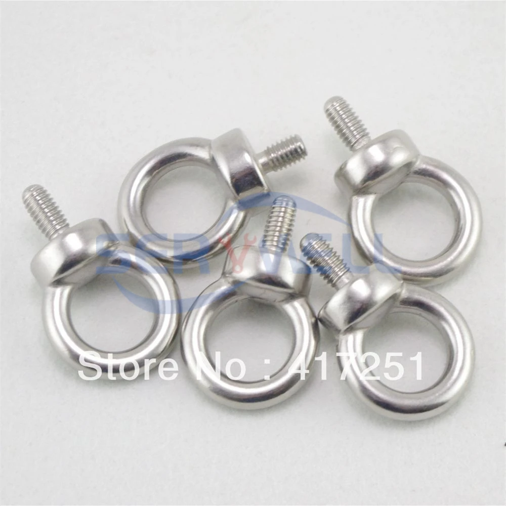 5pcs Marine Grade Boat Stainless Steel Lifting Eyes Bolts M8 Metric Threaded
5pcs Marine Grade Boat Stainless Steel Lifting Eyes Bolts M8 Metric Threaded