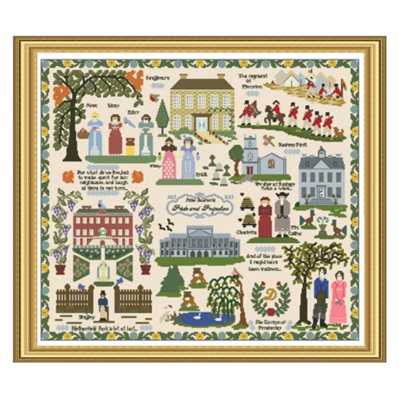 Cross-stitch kit DIY embroidery toolkit Optional printed patterns Handmade cross points kit Saga arrogance
Cross-stitch kit DIY embroidery toolkit Optional printed patterns Handmade cross points kit Saga arrogance