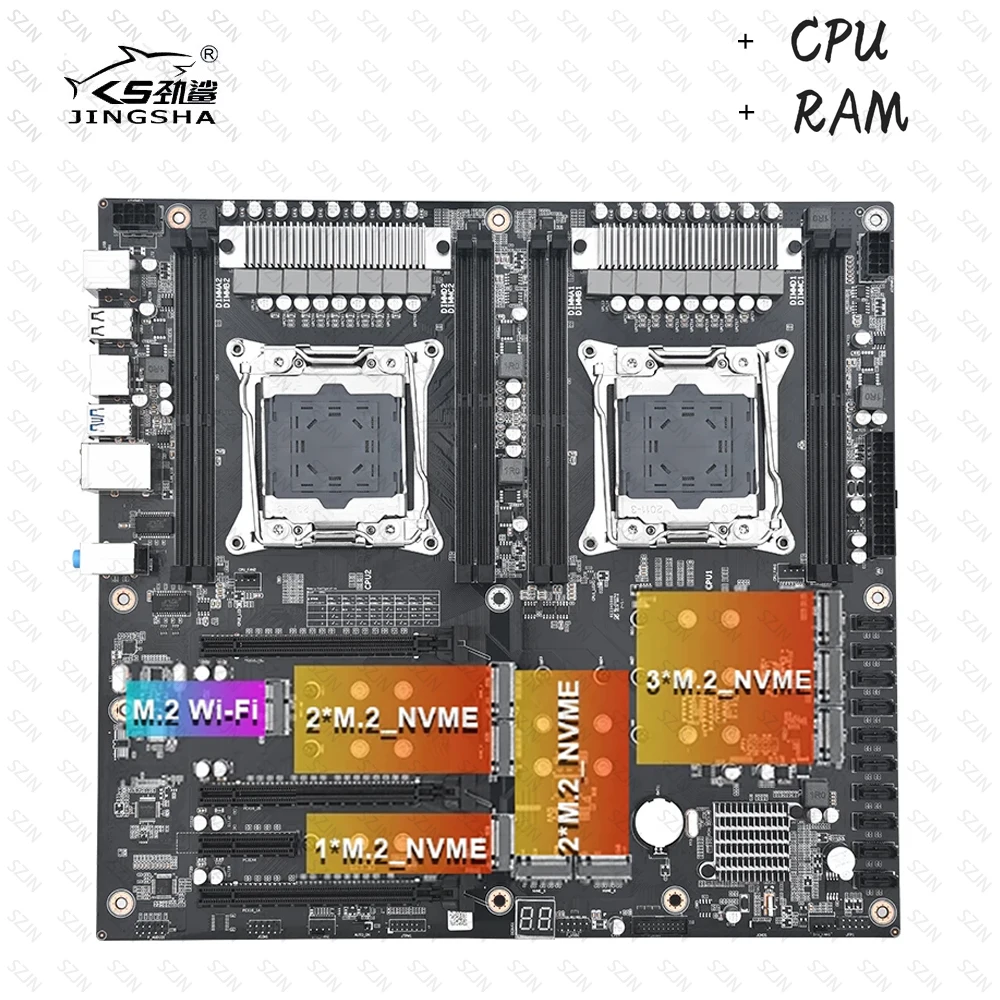 Двойная материнская плата X99 DDR4 с разъемом до 256 ГБ LGA 2011-3, 10 портов SATA для процессора Chia X99 Placa Mae с поддержкой процессора V3/V4
Двойная материнская плата X99 DDR4 с разъемом до 256 ГБ LGA 2011-3, 10 портов SATA для процессора Chia X99 Placa Mae с поддержкой процессора V3/V4