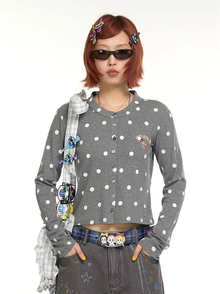 TIPSEVEN Original Design ey Polka Dot Long Sve round Ne Open Cardigan Casual Women's Autumn Wear New Sle Cotton Blen...
TIPSEVEN Original Design ey Polka Dot Long Sve round Ne Open Cardigan Casual Women's Autumn Wear New Sle Cotton Blen...