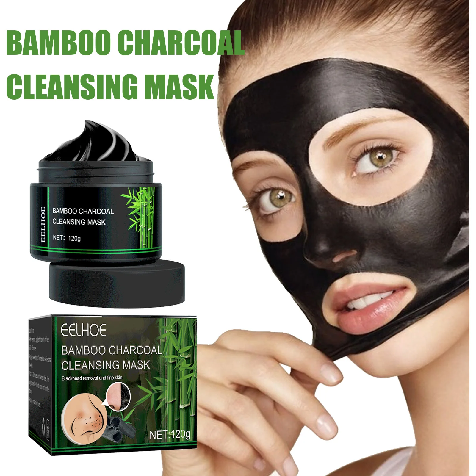 Bamboo charcoal blackhead tear mask gently clean pores remove blackheads and pimples moisturize and hydrating mud film Skincare
Bamboo charcoal blackhead tear mask gently clean pores remove blackheads and pimples moisturize and hydrating mud film Skincare