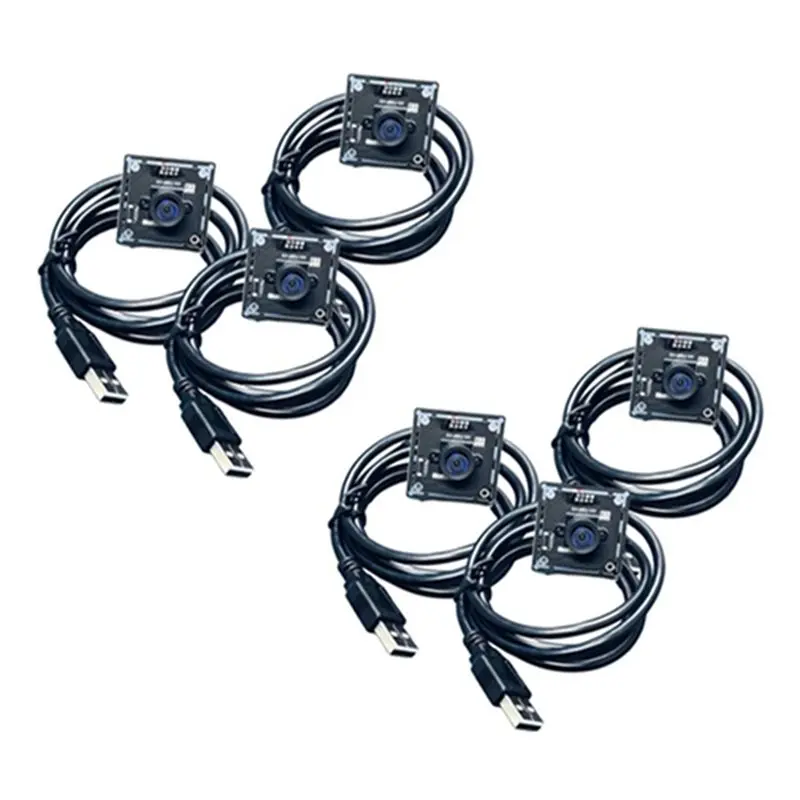 A37T-6Pcs 1MP OV9732 720P No Distortion 100° USB Camera Module For Product Photography MJPEG 30Fps For Autodarts Scoring Syst
A37T-6Pcs 1MP OV9732 720P No Distortion 100° USB Camera Module For Product Photography MJPEG 30Fps For Autodarts Scoring Syst