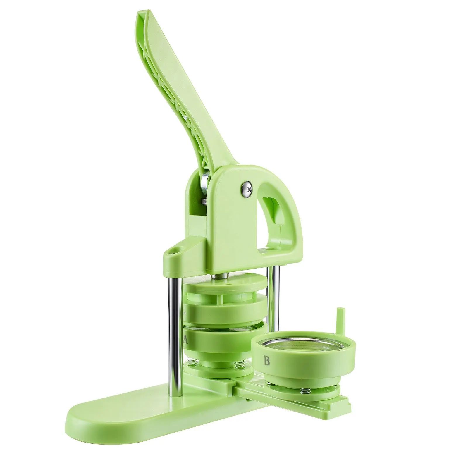 Button Maker Machine, 1.26/2.28 inch 2-in-1, Plastic Pin Maker with 200 pcs Button Parts, Circle Cutter and Magic Book, Reinf
Button Maker Machine, 1.26/2.28 inch 2-in-1, Plastic Pin Maker with 200 pcs Button Parts, Circle Cutter and Magic Book, Reinf