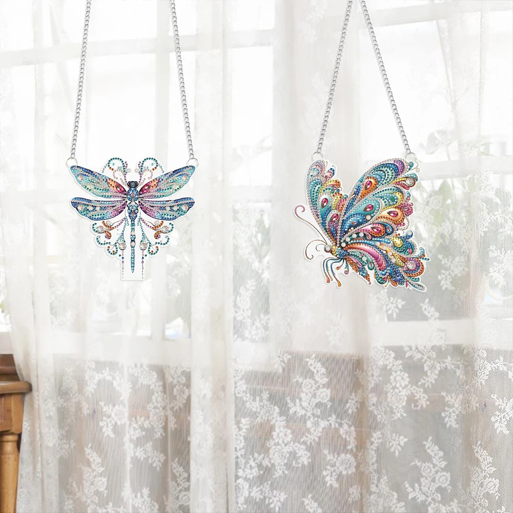 2Pcs PET Special Shaped Cute Animal Rhinestone Diamond Art Window Pendants 5D DIY Diamond Art Hanging Decor for Beginner
2Pcs PET Special Shaped Cute Animal Rhinestone Diamond Art Window Pendants 5D DIY Diamond Art Hanging Decor for Beginner