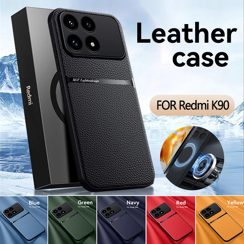 EUCAGR Роскошный чехол из искусственной кожи для Xiaomi Redmi K90 Pro Max, чехол с магнитной оболочкой для телефона Redmi K90Pro, задняя крышка
EUCAGR Роскошный чехол из искусственной кожи для Xiaomi Redmi K90 Pro Max, чехол с магнитной оболочкой для телефона Redmi K90Pro, задняя крышка