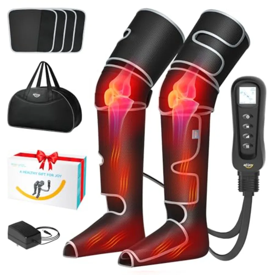 ALLJOY Leg Massager for Circulation and Pain Relief: Ideal for Daily Use at Home or Office Features Heat Therapy and Adjustable
ALLJOY Leg Massager for Circulation and Pain Relief: Ideal for Daily Use at Home or Office Features Heat Therapy and Adjustable