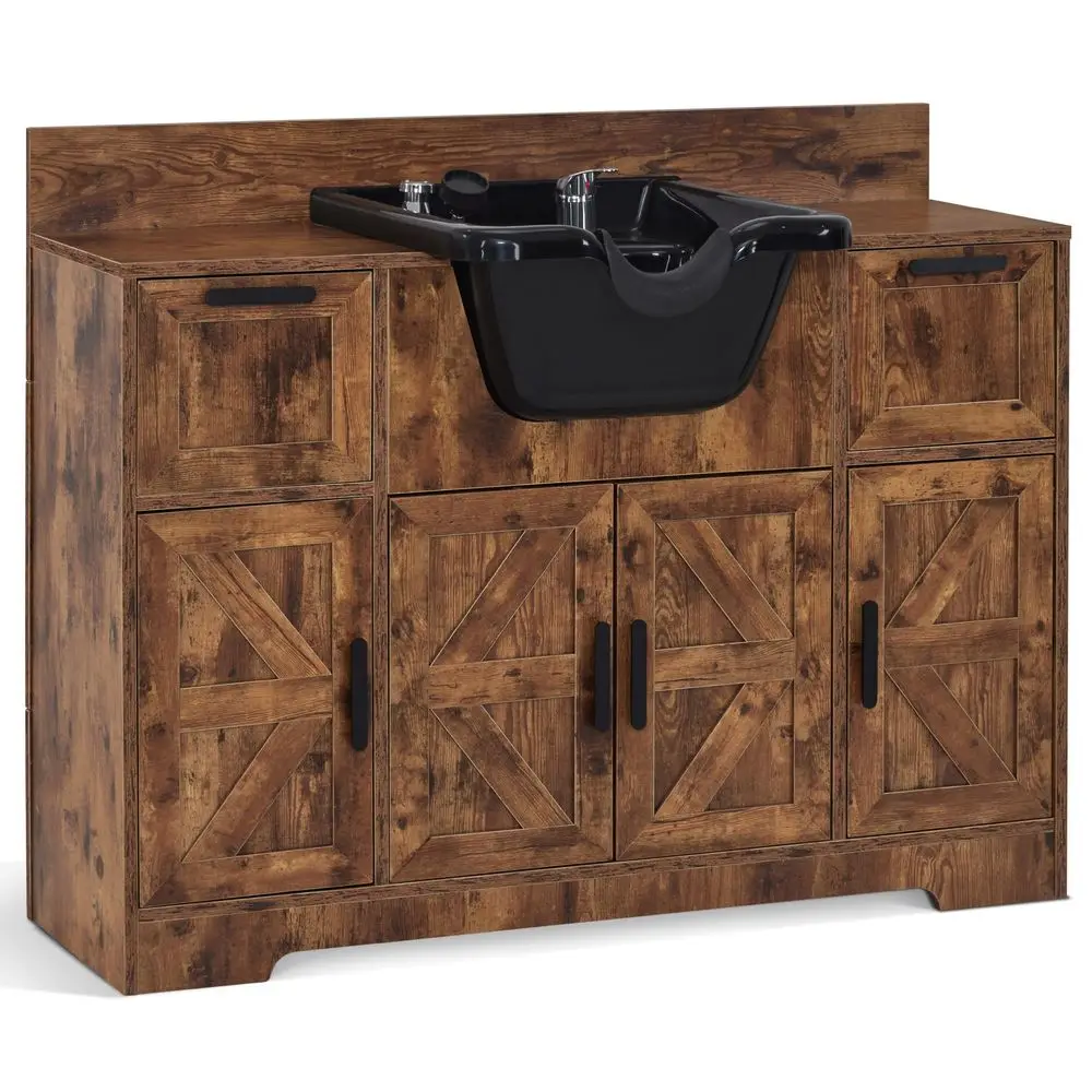 Portable Shampoo Station, Shampoo Bowl with Cabinet amp Drawer, Salon Geometric Finish Station with Sprayer Faucet, Barber Stor
Portable Shampoo Station, Shampoo Bowl with Cabinet amp Drawer, Salon Geometric Finish Station with Sprayer Faucet, Barber Stor