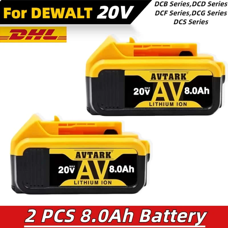 Compatible with DEWALT original 18V, 12.0AH 8.0Ah, DCB115, DCB118 battery charger, fast charging, lithium battery, tool battery
Compatible with DEWALT original 18V, 12.0AH 8.0Ah, DCB115, DCB118 battery charger, fast charging, lithium battery, tool battery