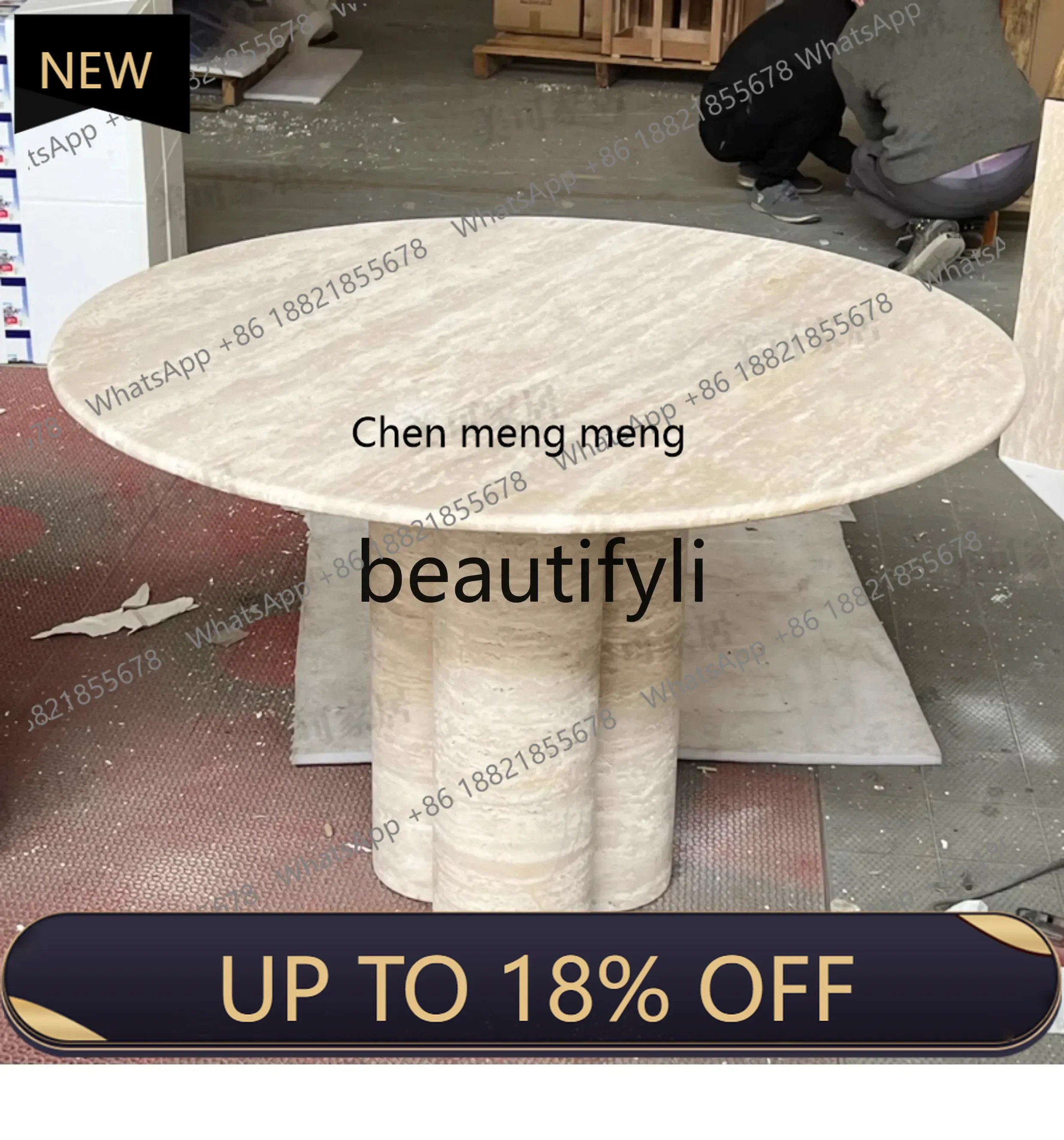 P178 Nordic cream wind tunnel stone dining table round marble small apartment household light luxury living room French round
P178 Nordic cream wind tunnel stone dining table round marble small apartment household light luxury living room French round