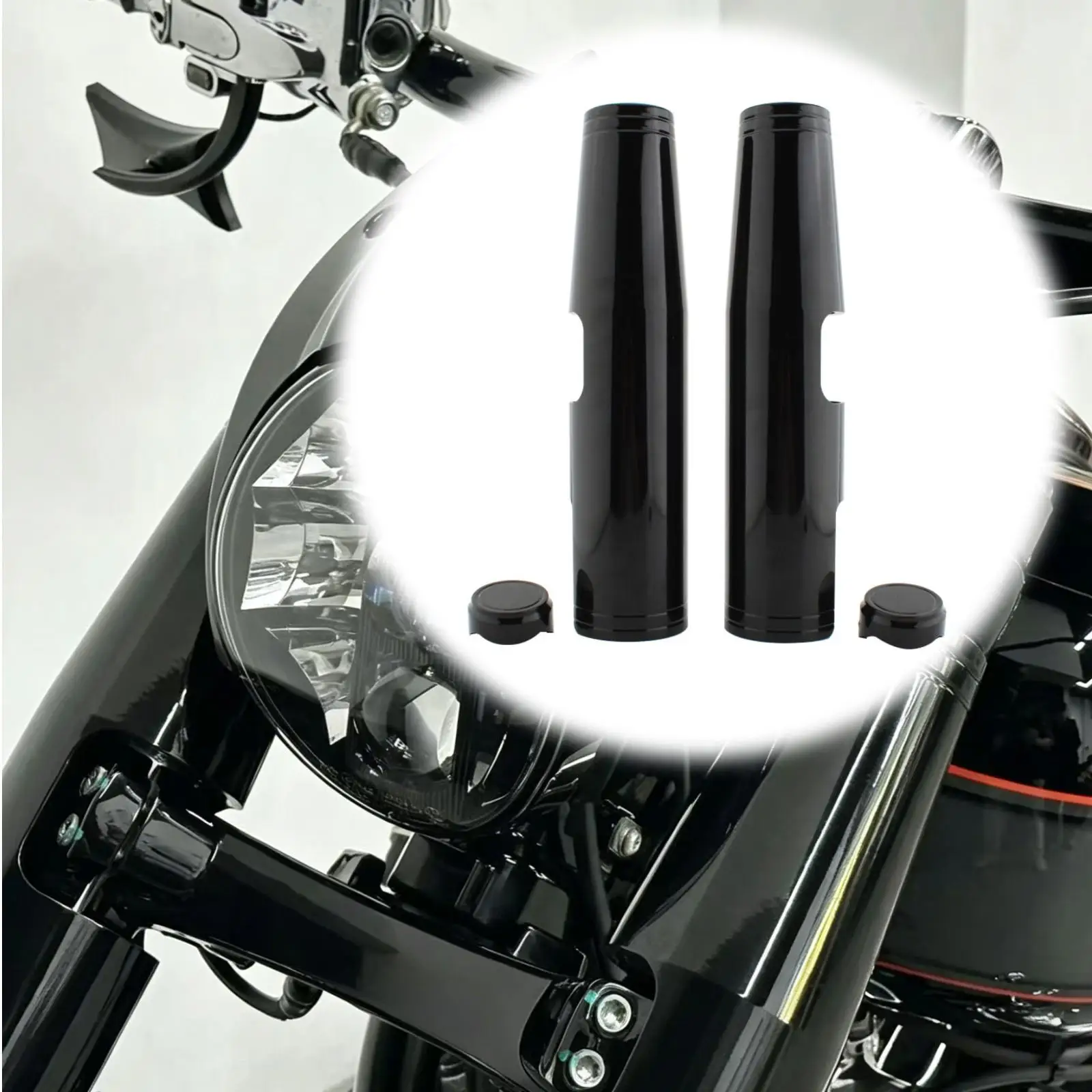 Front Fork Tube Cover Shock Absorber Protector Motorbike Accessories for Harley Street Breakout 2018 to 2026
Front Fork Tube Cover Shock Absorber Protector Motorbike Accessories for Harley Street Breakout 2018 to 2026