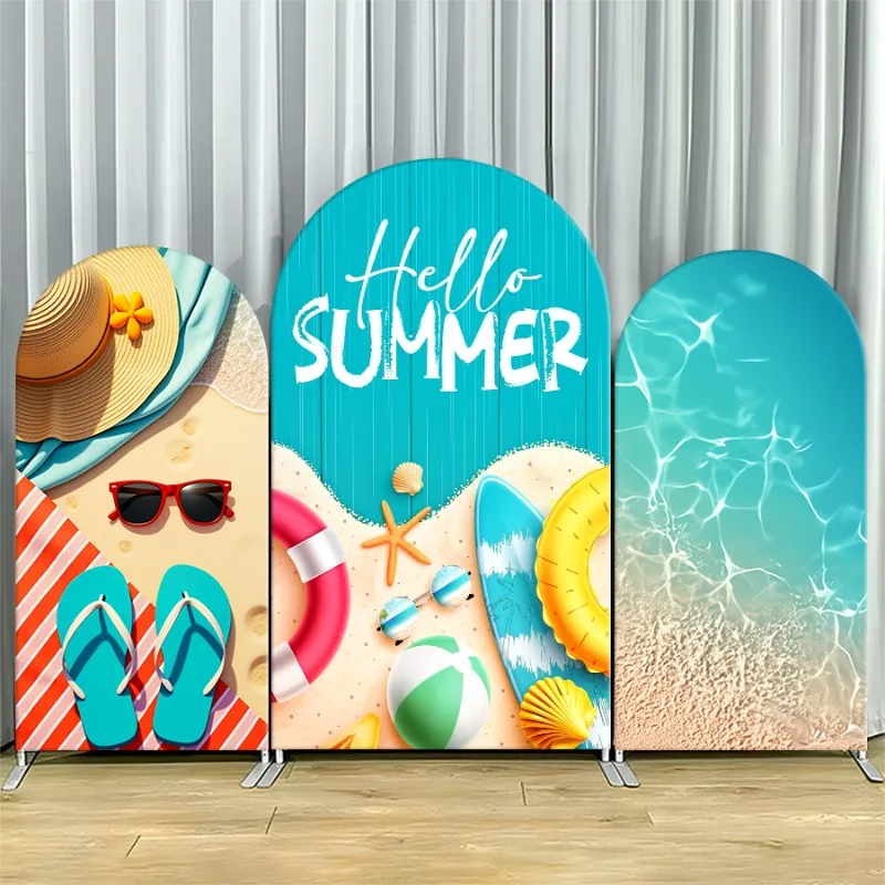 Arch Backdrop Cover Single Side Summer Beach Flip Flops Sunglasses Surfboards Party Decoration Photo Booth Background Event Room
Arch Backdrop Cover Single Side Summer Beach Flip Flops Sunglasses Surfboards Party Decoration Photo Booth Background Event Room