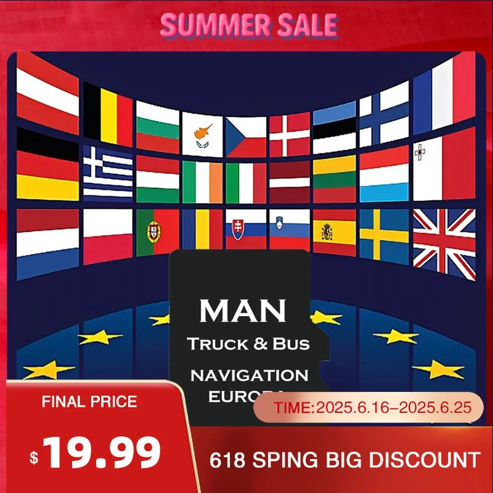 Для MAN Truck Bus Harman System Navigation 2016-2020 Оборудование Автомобильная TF-карта Последнее обновление Европа Турция Sat Navi Карты
Для MAN Truck Bus Harman System Navigation 2016-2020 Оборудование Автомобильная TF-карта Последнее обновление Европа Турция Sat Navi Карты