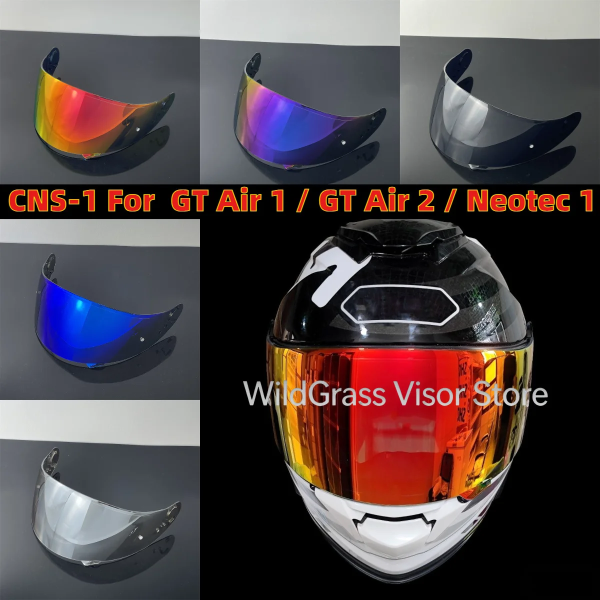 Helmet Visor Visera Replacement Accessories for SHOEI GT Air 1/2 Neotec CNS-1
Helmet Visor Visera Replacement Accessories for SHOEI GT Air 1/2 Neotec CNS-1