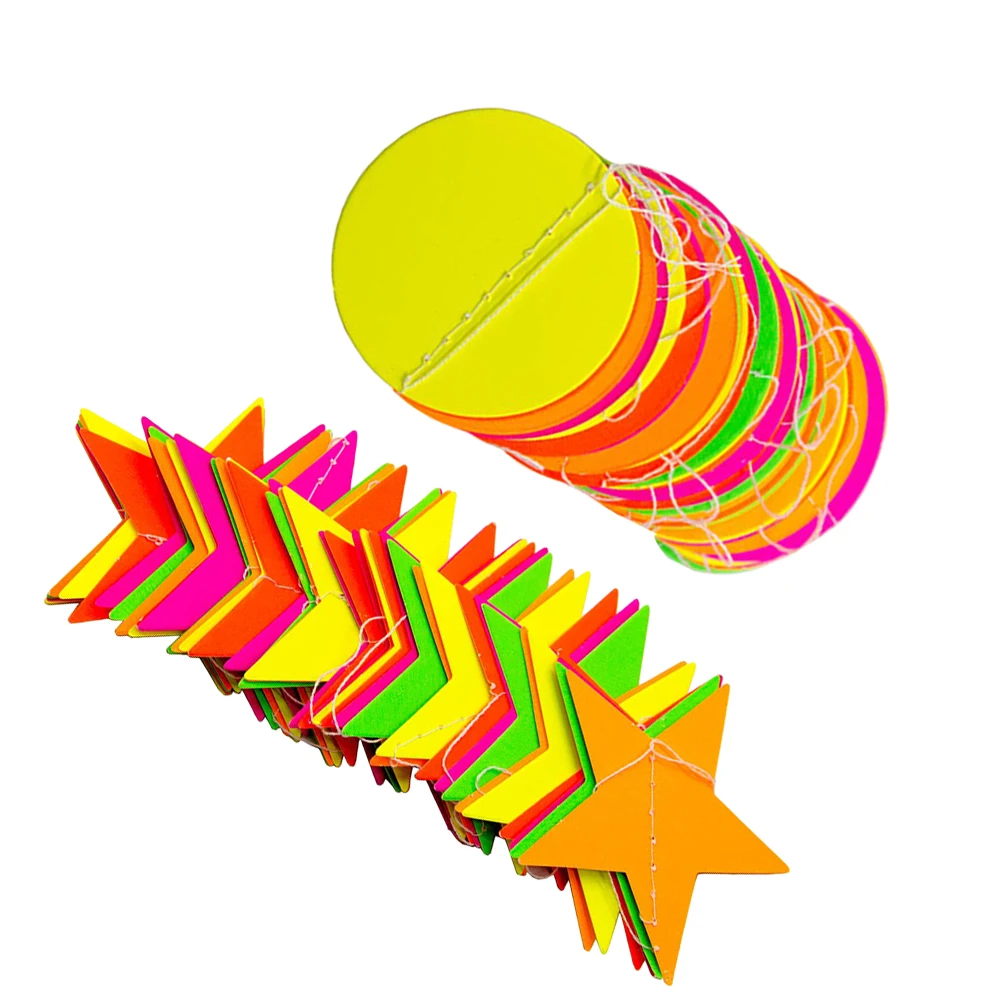 2Pcs Fluorescent Paper Hanging Decorations Creative Birthday Party Banner Five-Pointed Star Round Pendant Birthday Hanging
2Pcs Fluorescent Paper Hanging Decorations Creative Birthday Party Banner Five-Pointed Star Round Pendant Birthday Hanging